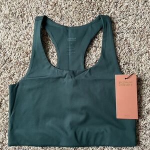 Girlfriend Collective Paloma Deep Teal Sports Bra